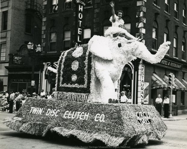 Historic Fourth Fest photos, Fourth Fest parade circa 1940s